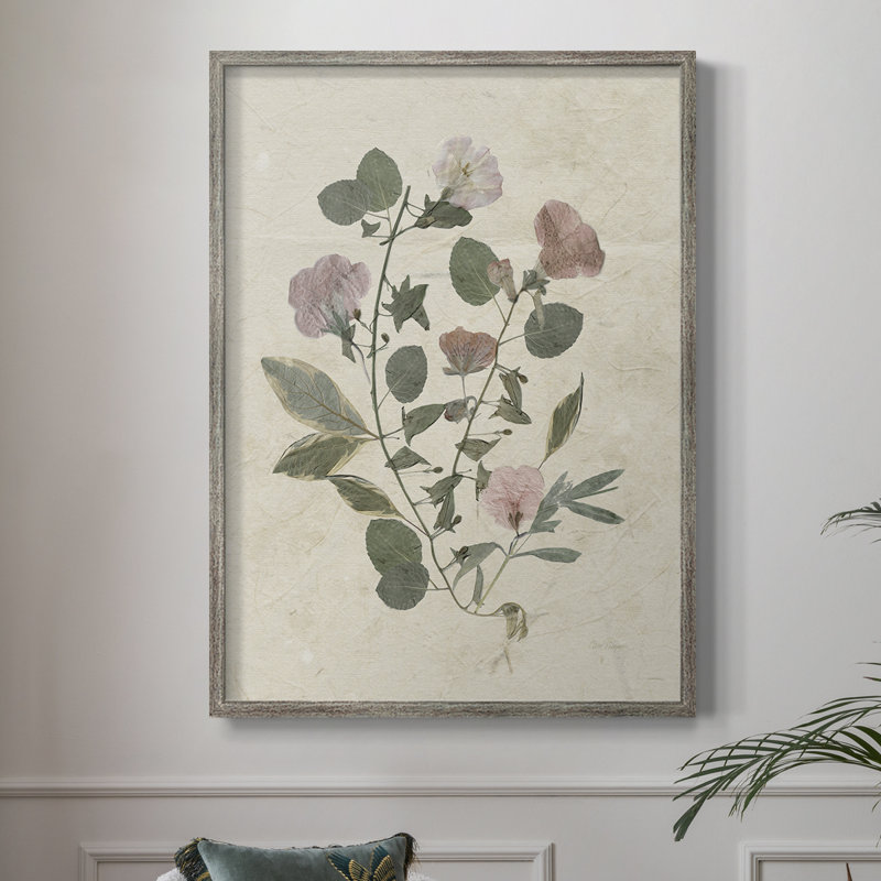 Pressed Arrangement I, reproduction encadrée - bois massif 49772, H 11 po x l 9 po