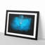 Lone Dolphin Paint Splash - Picture Frame Graphic Art-56865771-56865772