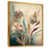 Toile avec cadre flottant or