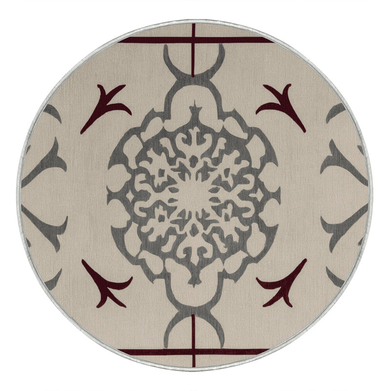 Modern Axis Rug, Round 6'