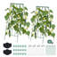 Cucumber Trellis, A-Frame Garden Trellises for Raised Bed, Metal Rustproof Coating Plant Support for Vine, Climbing Plants, Peas, Beans, Zucchini, Tomato, Flower (46.06 x 18.11 in)