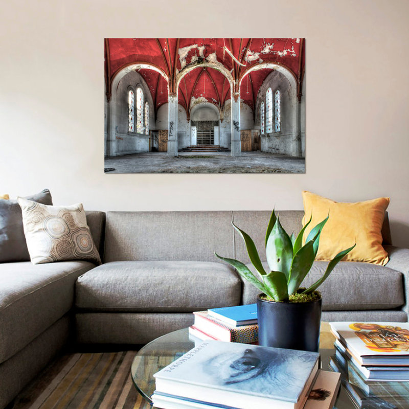 « bloemendaal », reproduction de photo sur toile, H 12 po x l 18 po x P 1,5 po, Pas de tapis, Toile tendue