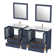 Arroyos 72'' Double Bathroom Vanity with Ceramic Top with Mirror