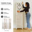 Paravent pliable en bois sculpté, écran d'intimité autoportant 67 po x 60 po pour bureau à domicile, chambre à coucher, jardin, terrasse-812029554-812725368