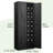 Durable Metal Adjustable 2-Door Storage Cabinet With Shelves, Perfect For Kitchen, Living Room, And Office Organization