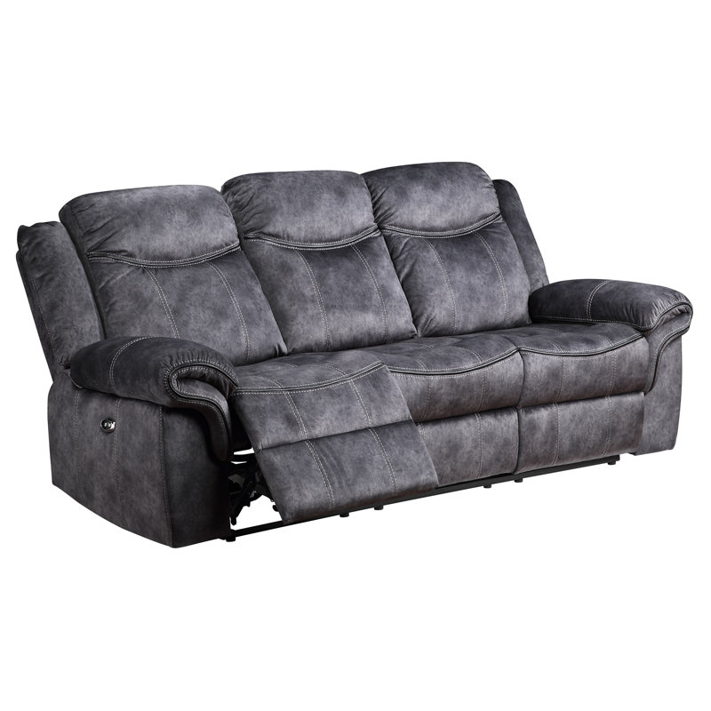 Domino Recliner Sofa - Gray