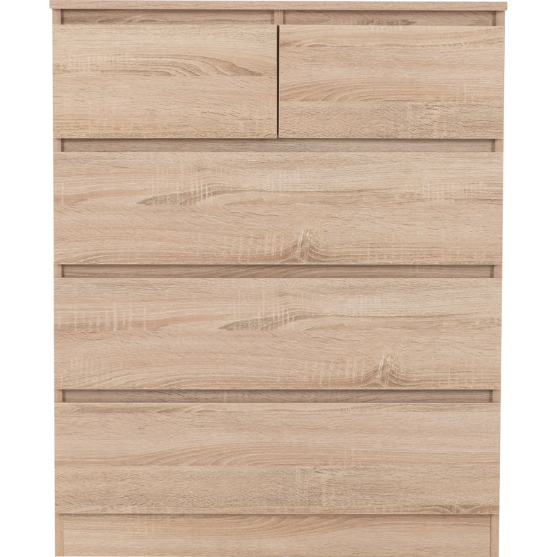 80cm W 5 - Drawer Chest of Drawers, Oak