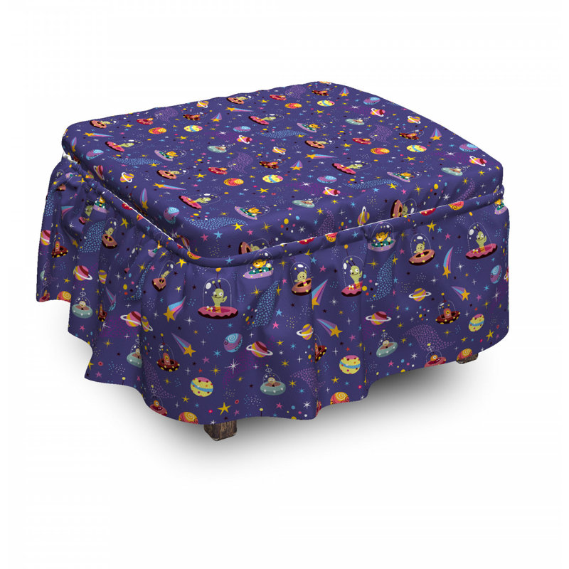 Housse pour galaxy repose-pieds space characters