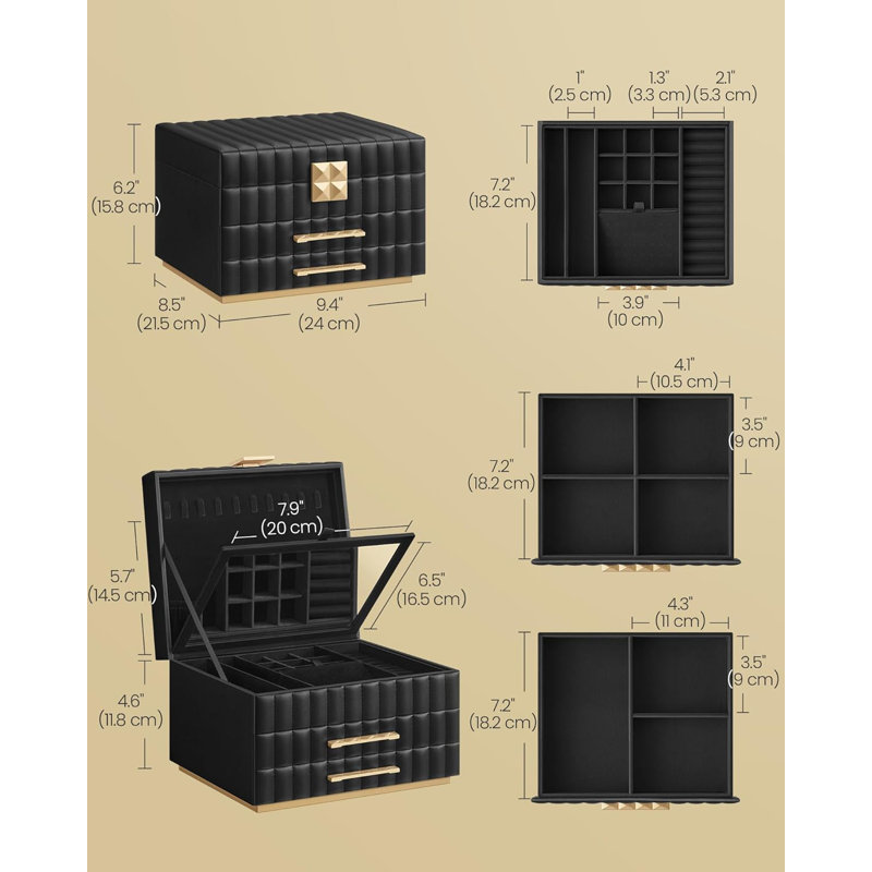 Jewellery Box +, Black