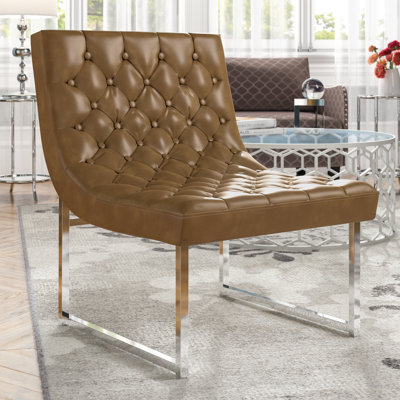 Tahmina Velvet Accent Chair