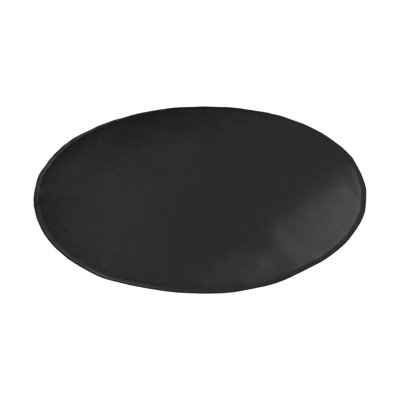 Tapis de foyer rond 30 po, résistant au feu et sous-barbecue avec revêtement en fibre de verre et silicone pour barbecue de terrasse, de terrasse, de pelouse et d'extérieur