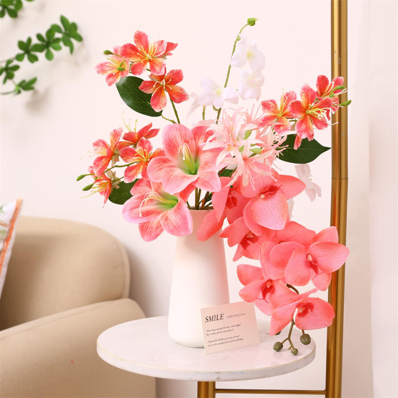 Arrangement in Vase, Pink