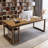 Walnut Rectangular Solid Wood Writing desk-1948909662