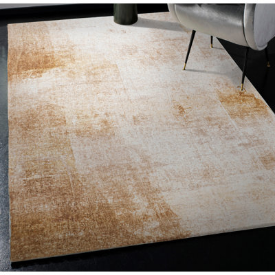 Antaniyah Faux Rabbit Fur Hand Tufted Rug