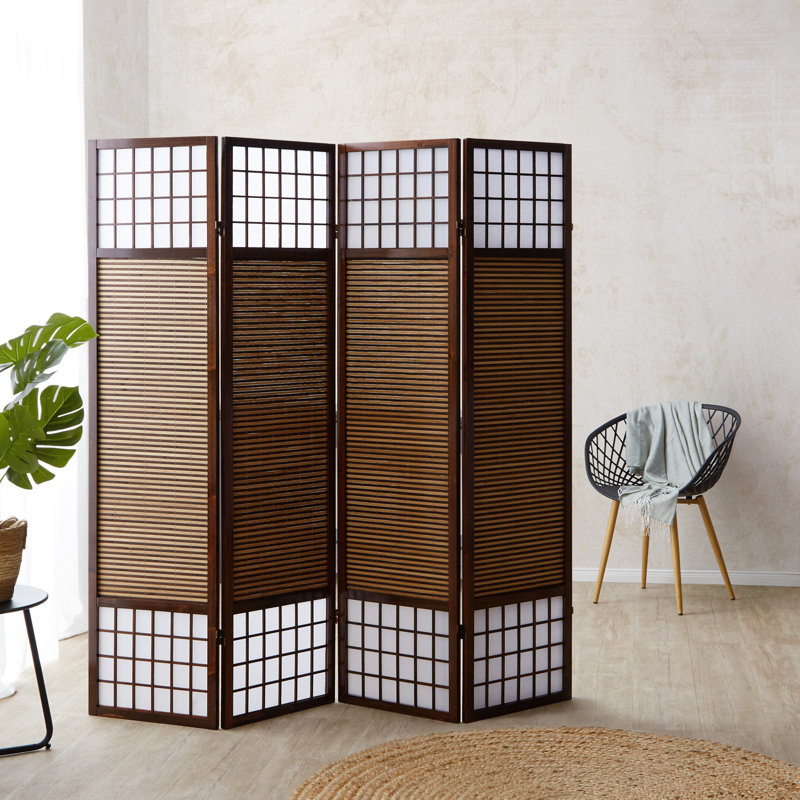 Baldon 6 Panel Room Divider, 4
