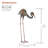 Givens Animals Rust Resistant Metal Garden Statue