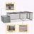 Large Wooden Chicken Coop with Run