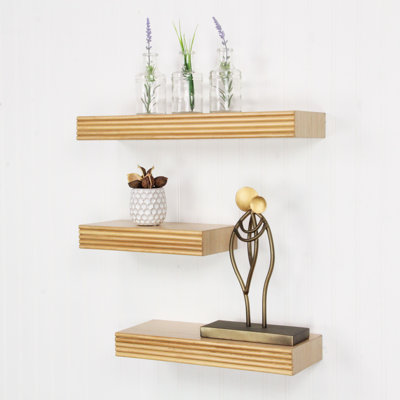 Chanceton 3 Piece Floating Shelf