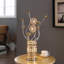 Lampe de table en aluminium et aluminium