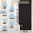 Extra-Long Custom-Length Non-Slip Runner Rug with Dirt-Trapping Grooves. Heavy-Duty, Absorbent, Stain-Resistant, and Washable. Perfect for Entryways, Hallways, and Offices, Black.-1038686124