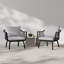 Ensemble de 2 fauteuils club Huron-1338663069
