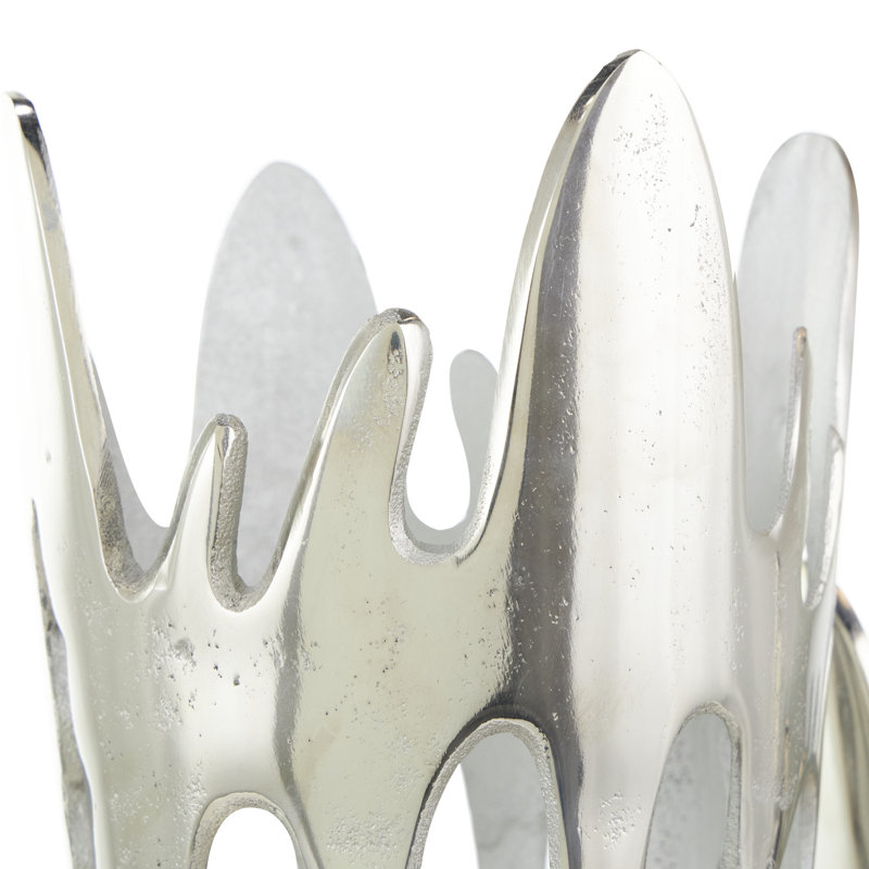 Parlington Aluminum Table Vase, Silver
