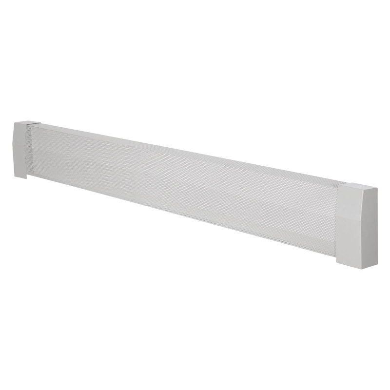 Plinthe chauffante 5 pi Premium Series Standard pour chambre blanche, H 7,6 po x l 60 po x P 3,19 po