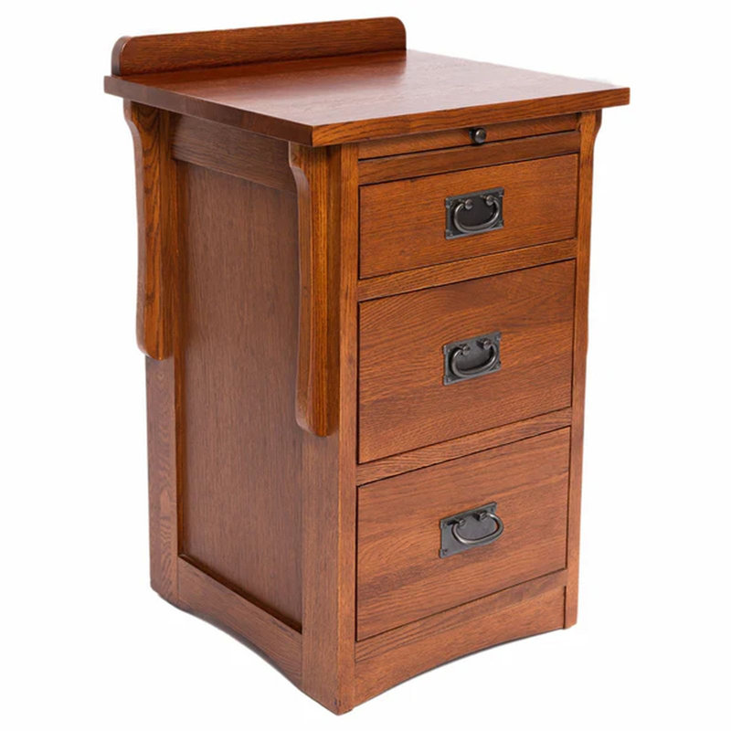 Shabbona Solid Wood 3-Drawer End Table | Wayfair