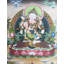 Vajrasattva Thangka (Thangka sans brocart)