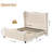 Metter Upholstered Wingback Bed-97862322-97862323