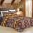 Cabin Lodge Geometric Printed Microfiber Bed Sheet Set-101800824-101800822