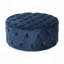 Repose-pieds rond en velours-341025340