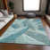 Premium Machine Washable Prisco Teal Rug