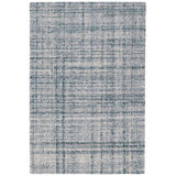 Harris Blue/Ivory Hand Micro Hooked Wool Rug