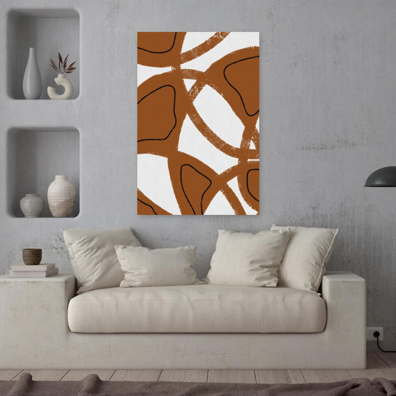 Art contemporain, art contemporain abstrait, H 36 po x l 24 po