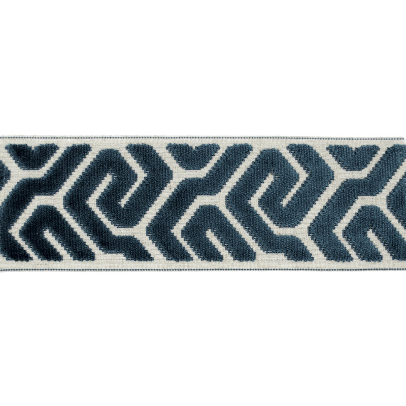 Tissu large en velours, Turquoise