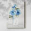 Gingham Blue Flowers I -Gallery Wraraped Cavas-1935466973