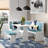 Bagwell 5–Person Upholstered Corner Breakfast Nook-123882681