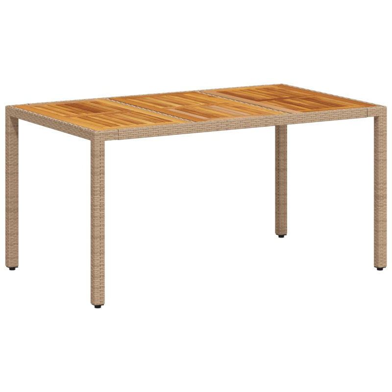 Benkert Rectangular Outdoor Dining Table , cm W 90cm cm D, 75cm H x 90cm W x 150 cm L