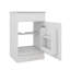 Meuble-lavabo élégant de 20 pouces avec meuble-lavabo avec support de porte et tablette réglable-1114290685