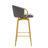 Of 4 Modern Velvet Swivel Dining Chairs, Comfortable Seating For Families, Grey+gold, Easy To Clean And Install Smoothly Grey + Gold Chairs - 360° Swivel, Legs, Assembly-196324376-196324378