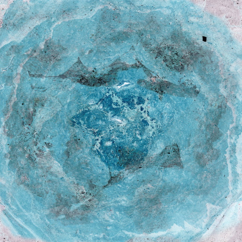 Aquifer II by Alicia Ludwig - Wrapped Canvas Painting, 30cm H x 30cm W