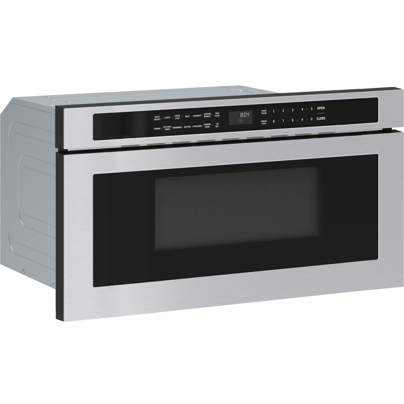30 po Zephyr Tiroir à micro-ondes intégré en acier inoxydable avec capteur de cuisson