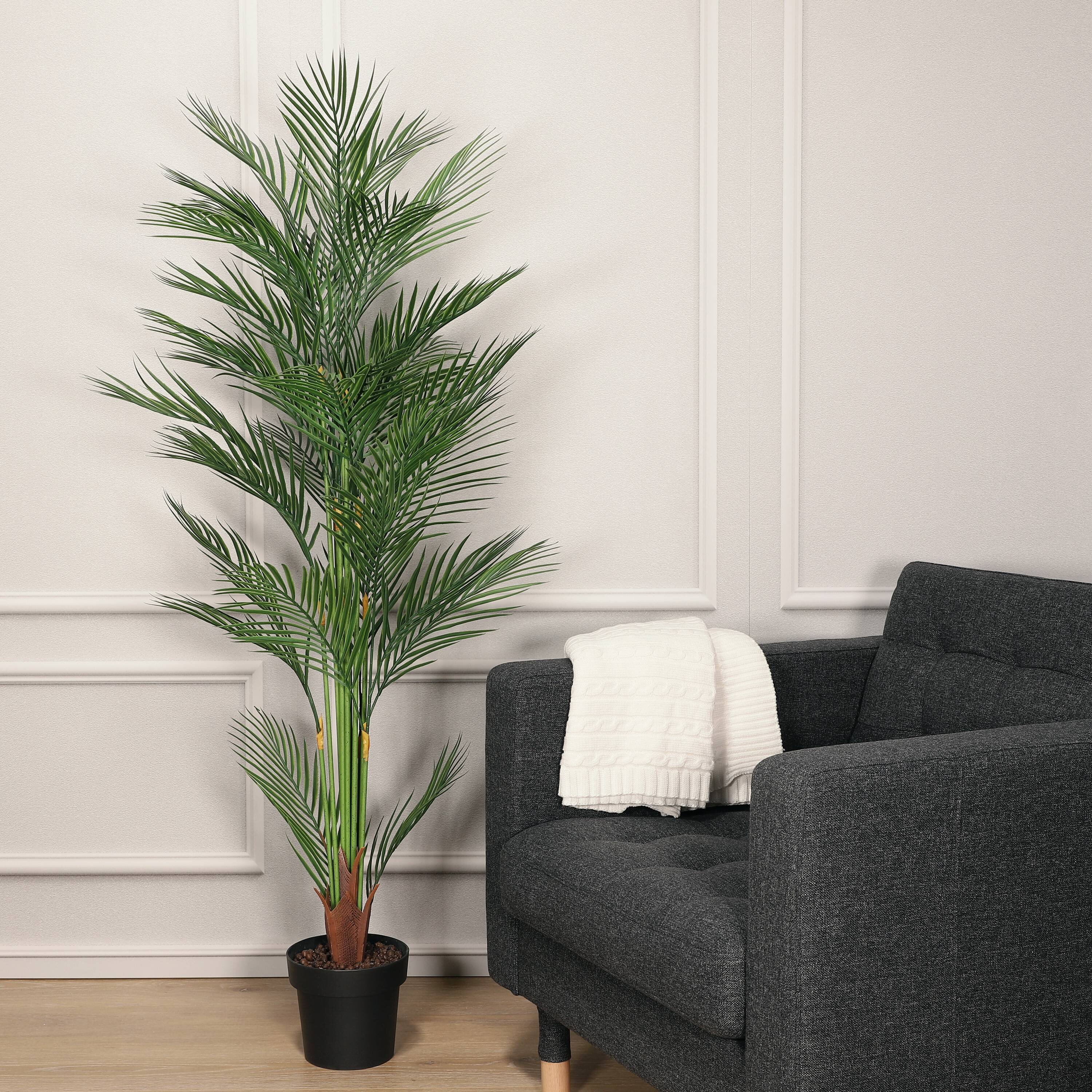 Freeport Park® Faux Palm Plant in Pot & Reviews | Wayfair