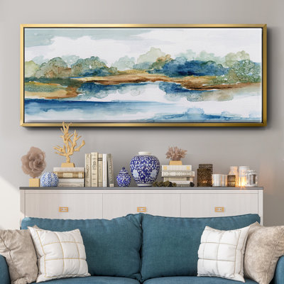 Blue Serenity- Framed Canvas