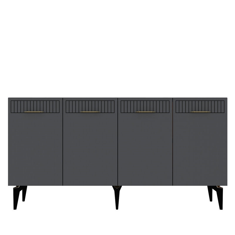 Olivia 80cm Sideboard, Anthracite