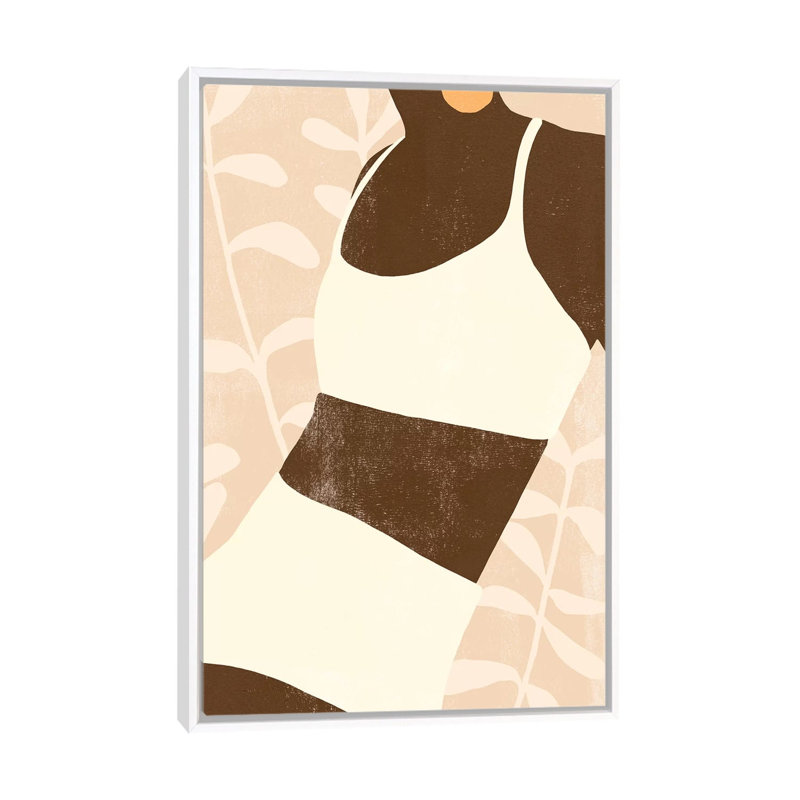 «Sunbather II», reproduction d'art, H 60 po x l 40po x P 1,5 po, Cadre blanc