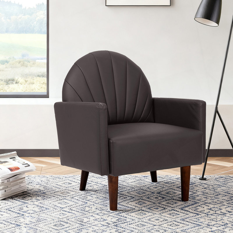 Fauteuil, Marron foncé