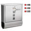 Lenka Steel Post Mounted Post Box-109681876-109681874