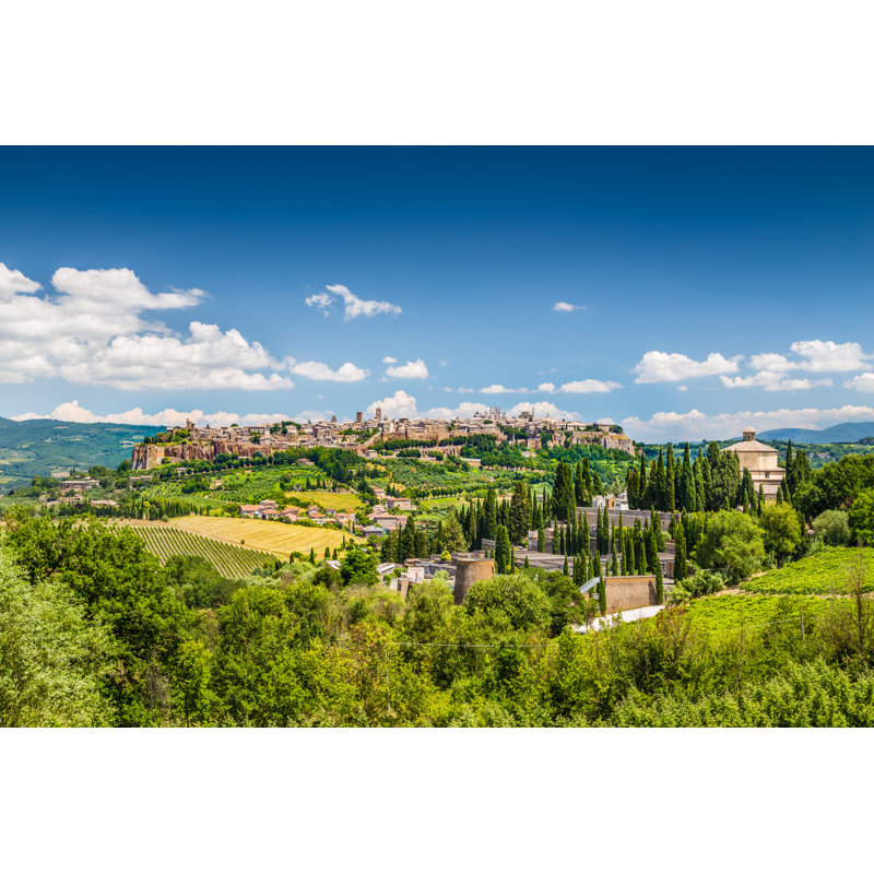 Ciauna, vieille ville d'Orvieto, H 8 po x l 12 po